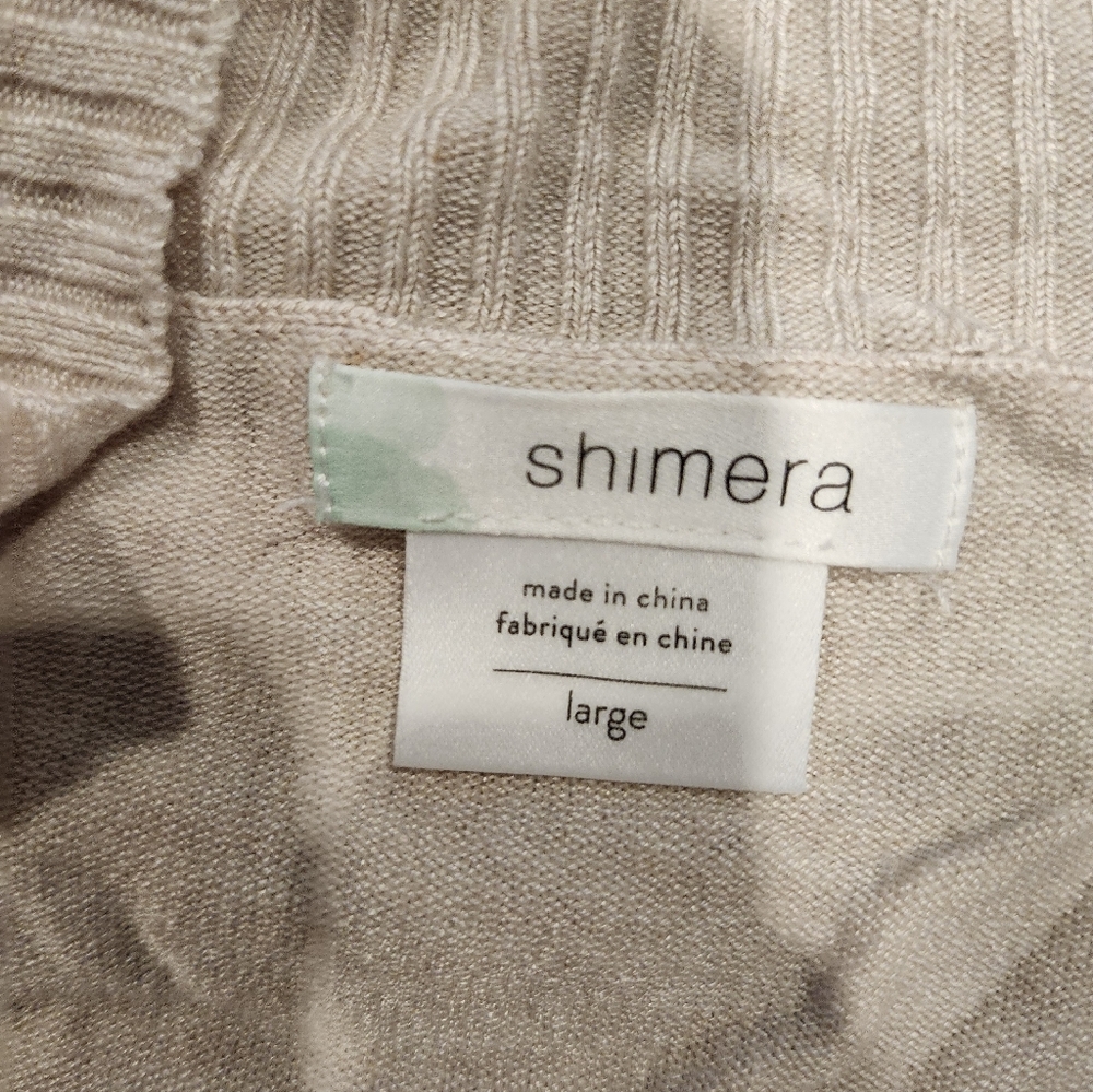 Shimera Beige Pumice Heather Sweater – Size Large NEW - Picture 3 of 4